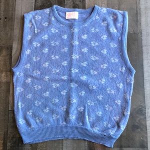 Vintage Pendleton, 100% wool crewneck vest